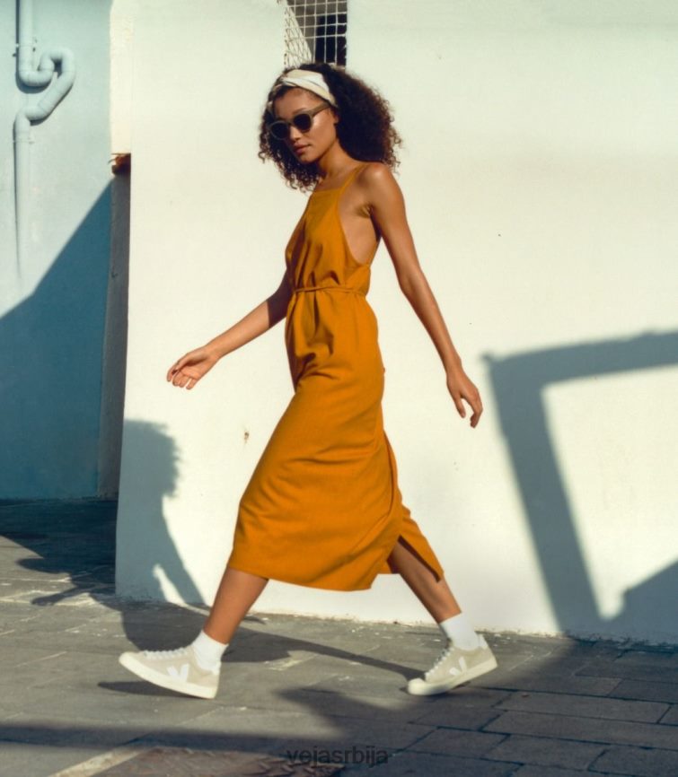 цампо нубук природно бело Veja R848XF228 Жене ципеле