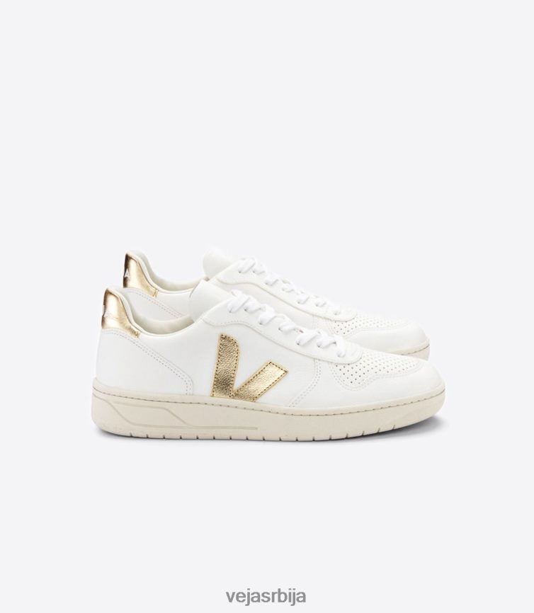 в-10 кожа без хрома бела платина Veja R848XF233 Жене ципеле