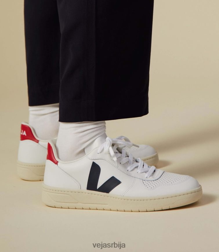 в-10 кожа бела наутицо пекин Veja R848XF238 Жене ципеле