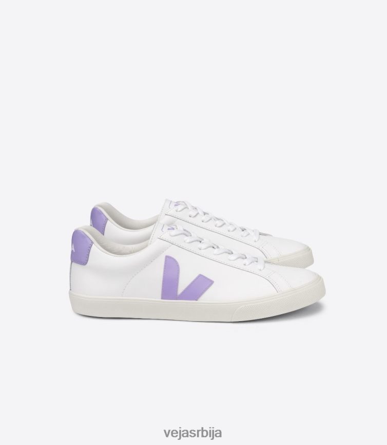 есплар кожа бела лаванда Veja R848XF243 Жене ципеле