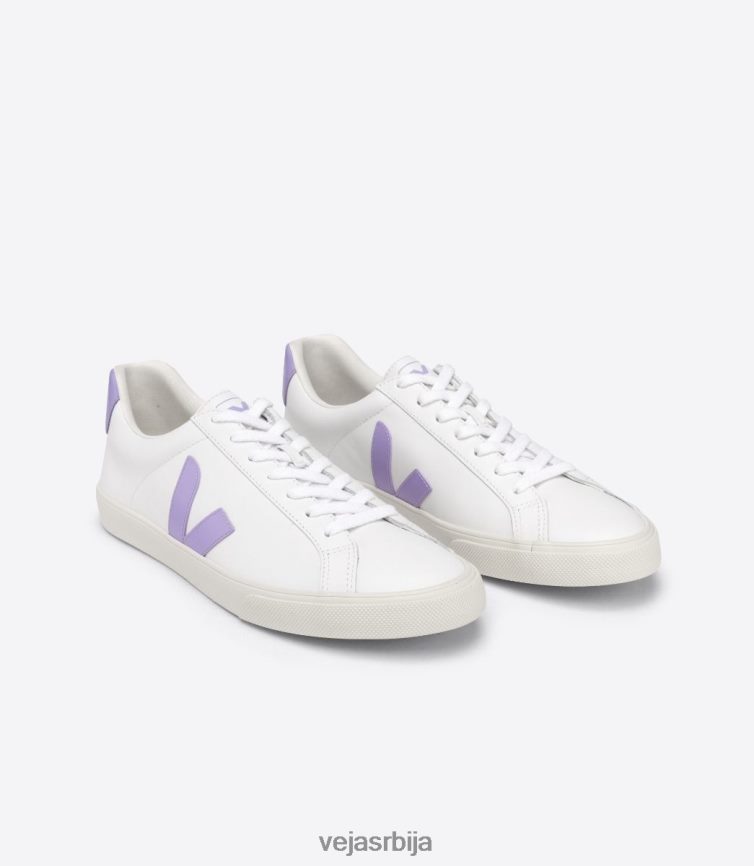 есплар кожа бела лаванда Veja R848XF243 Жене ципеле
