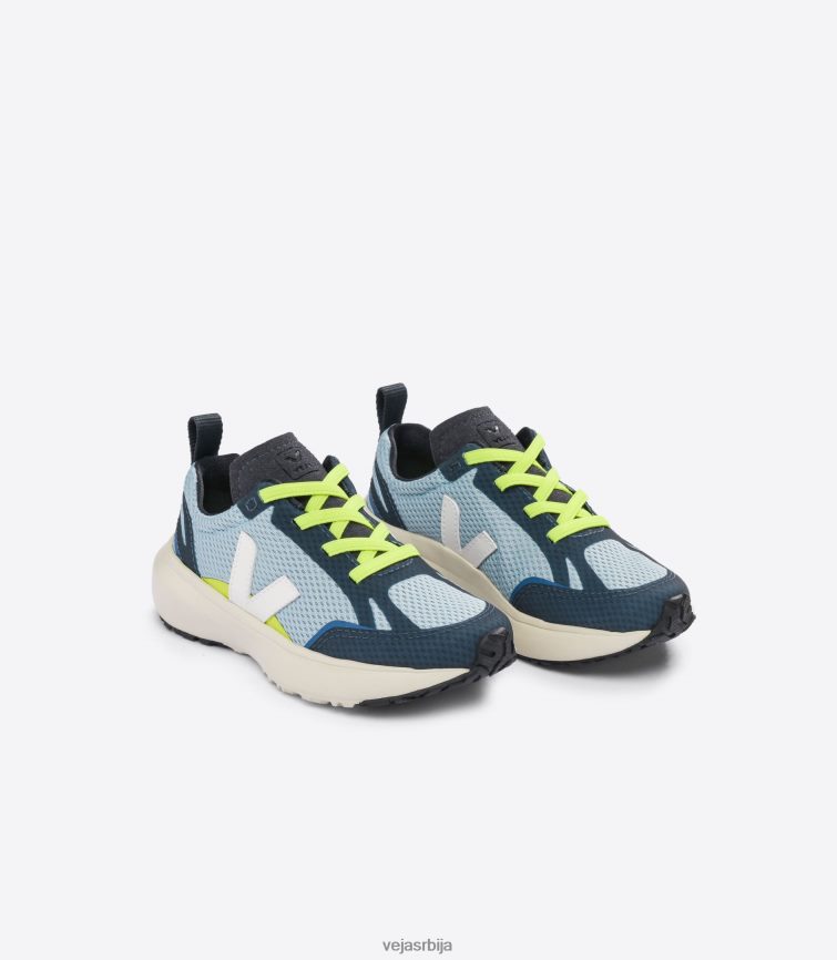 канаринске еластичне везице алвеомеш челик беле боје Veja R848XF376 клинци ципеле