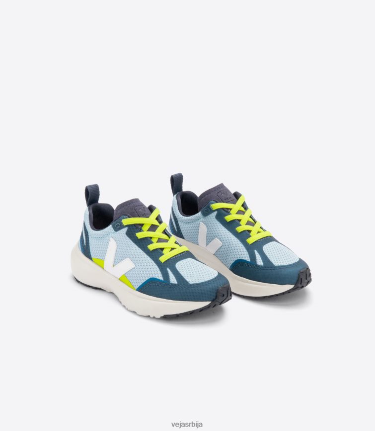 канаринске еластичне везице алвеомеш челик беле боје Veja R848XF383 клинци ципеле