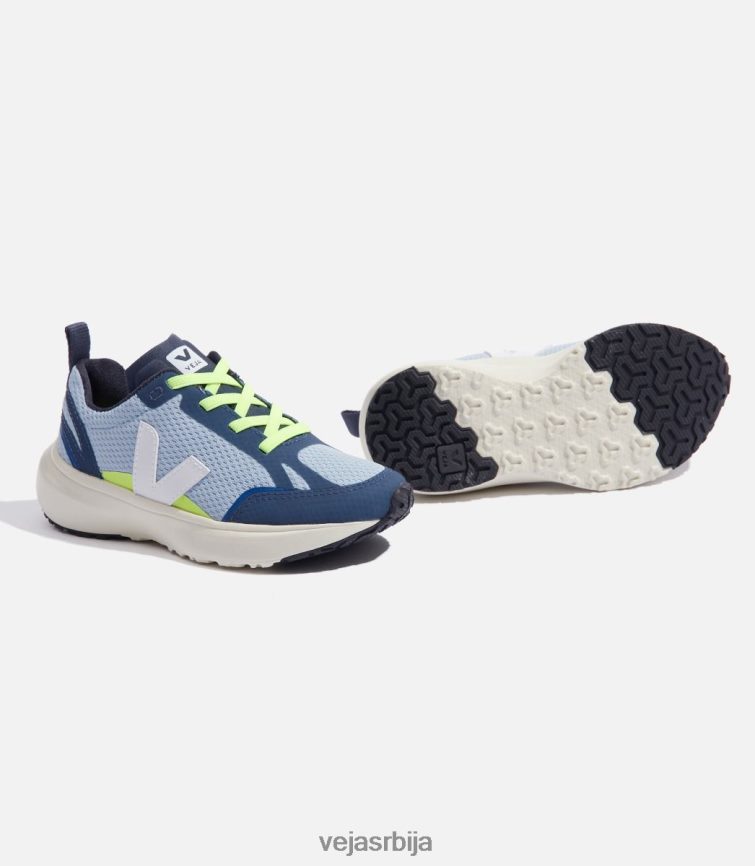 канаринске еластичне везице алвеомеш челик беле боје Veja R848XF383 клинци ципеле