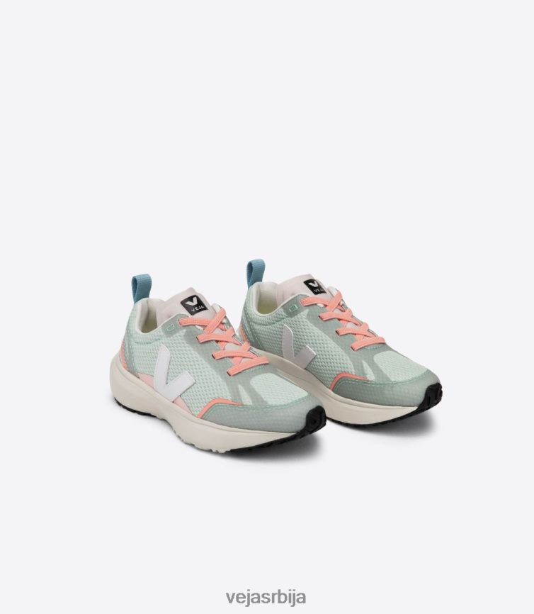 канаринске еластичне пертле алвеомеш матцха бела Veja R848XF390 клинци ципеле