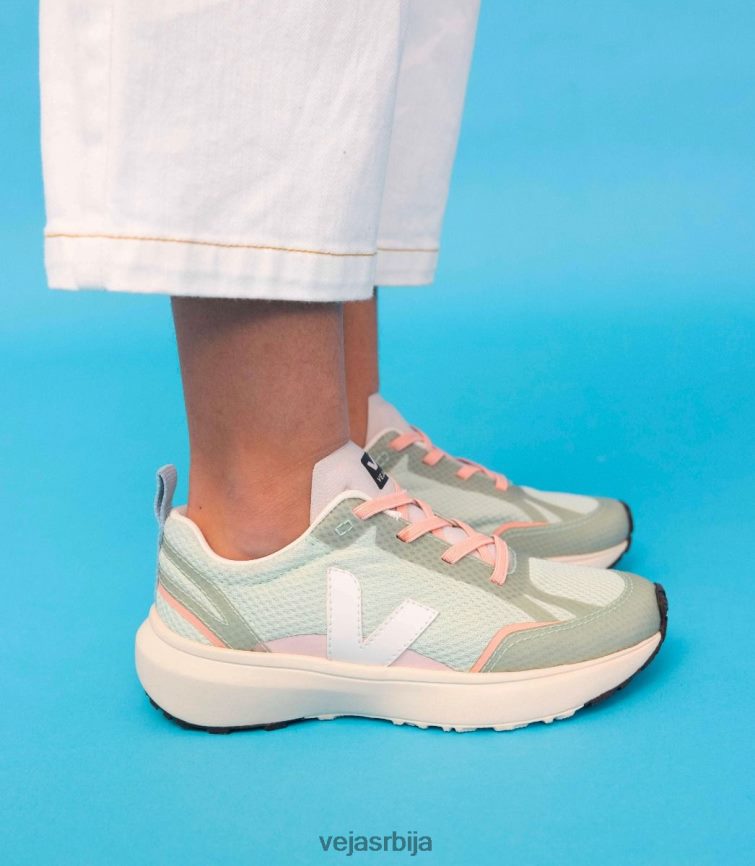 канаринске еластичне пертле алвеомеш матцха бела Veja R848XF390 клинци ципеле