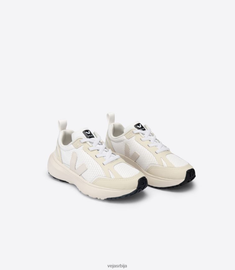 канаринске еластичне везице алвеомесх бели пиерре Veja R848XF391 клинци ципеле