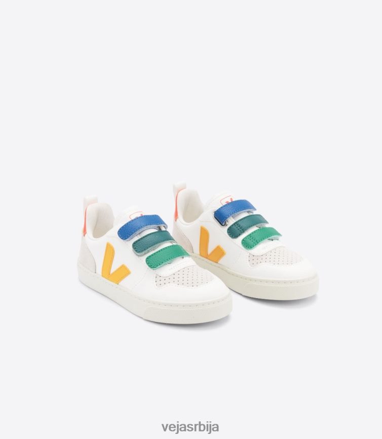 в-10 безхромирана кожа мултицо вхите оуро Veja R848XF354 клинци ципеле