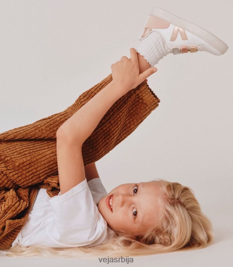 в-10 безхромирана кожа мултицо бела сјајна Veja R848XF355 клинци ципеле