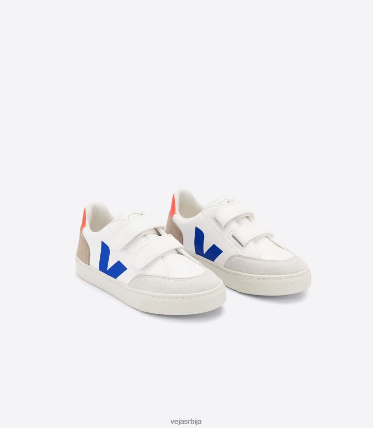 в-12 безхромирана кожа бела мултицо миел Veja R848XF303 клинци ципеле