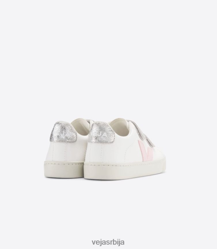 есплар кожа без хрома бела петала сребрна Veja R848XF323 клинци ципеле