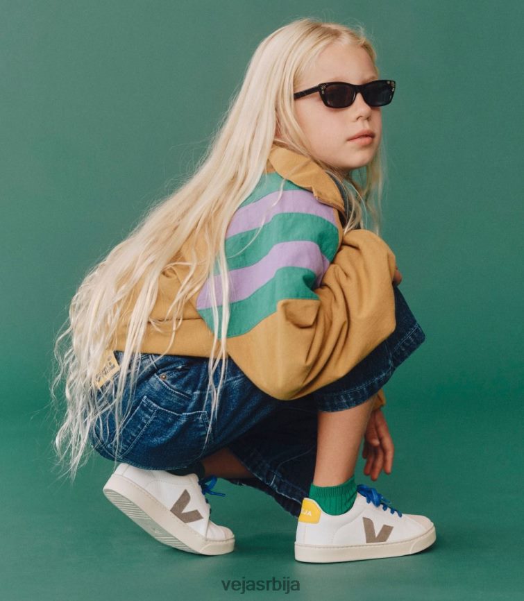 есплар пертле без хрома кожа бели моонроцк тоник Veja R848XF331 клинци ципеле