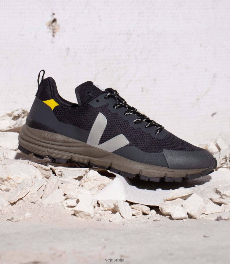 деккан алвеомесх црни оксфорд сиви тоник Veja R848XF124 мушкарци ципеле