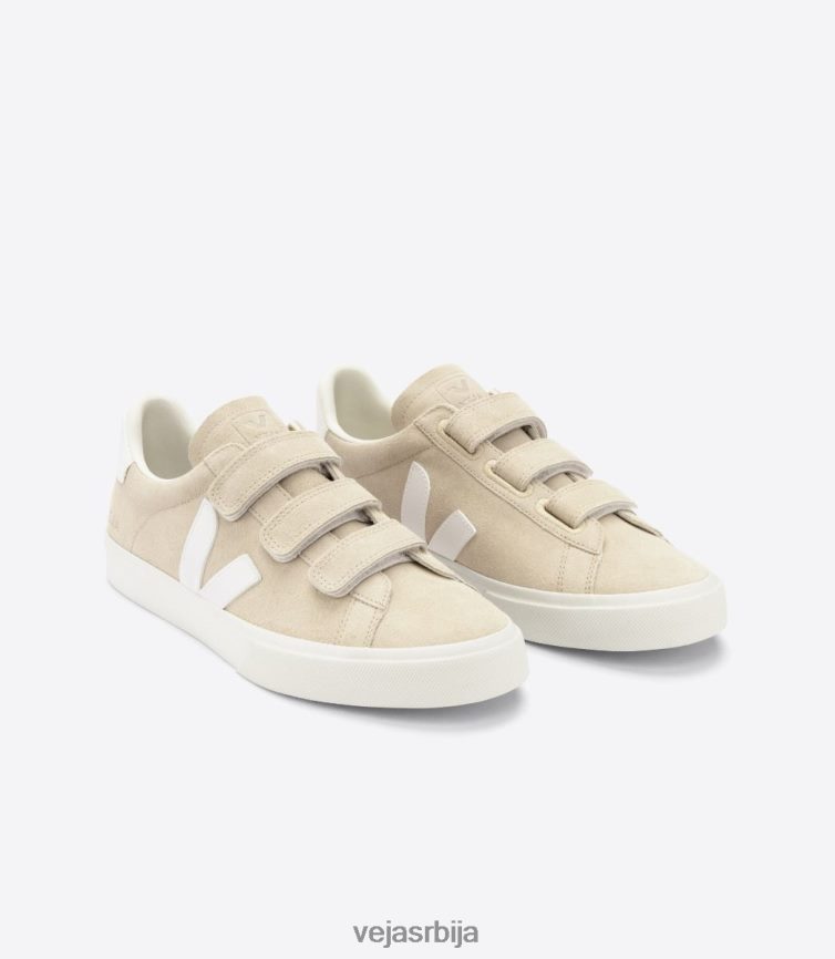 рецифе кожа без хрома бадем бела Veja R848XF114 мушкарци ципеле