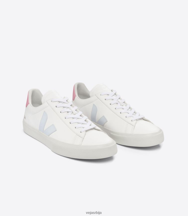 цампо без хрома кожа бели лед гуимауве Veja R848XF18 мушкарци ципеле