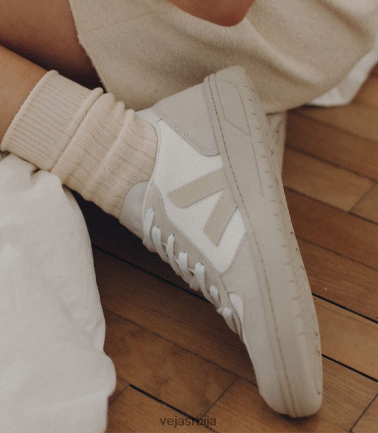 в-10 б-месх бели природни пиерре Veja R848XF44 мушкарци ципеле