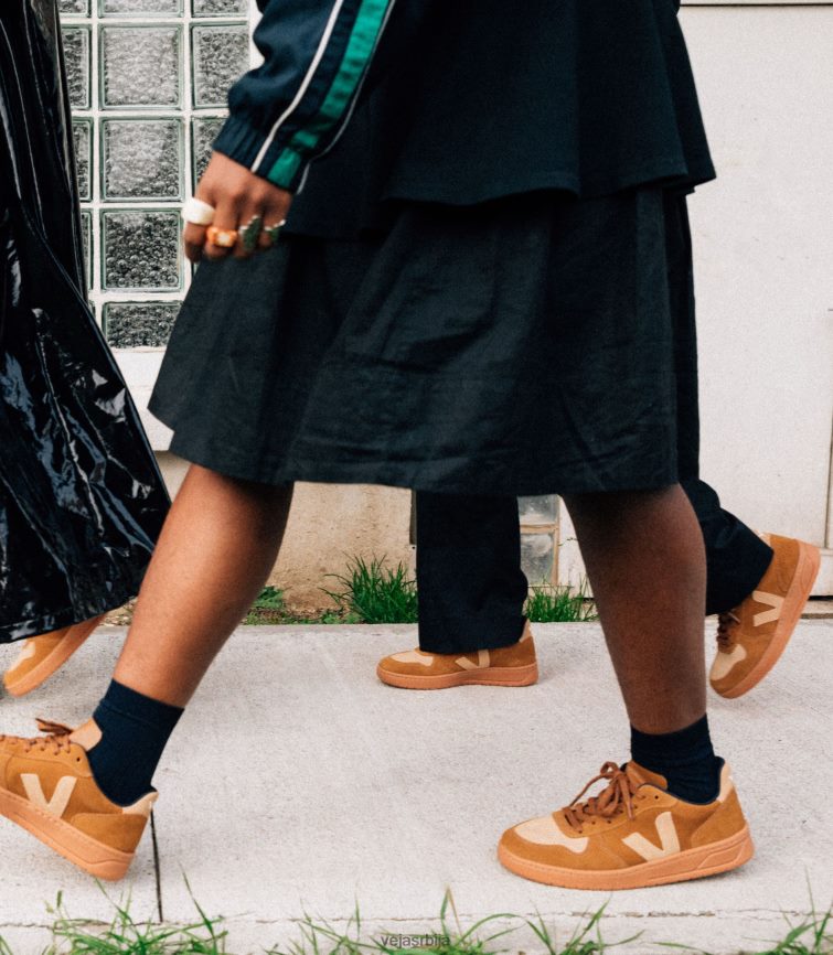 в-10 велур камила пустиња Veja R848XF61 мушкарци ципеле