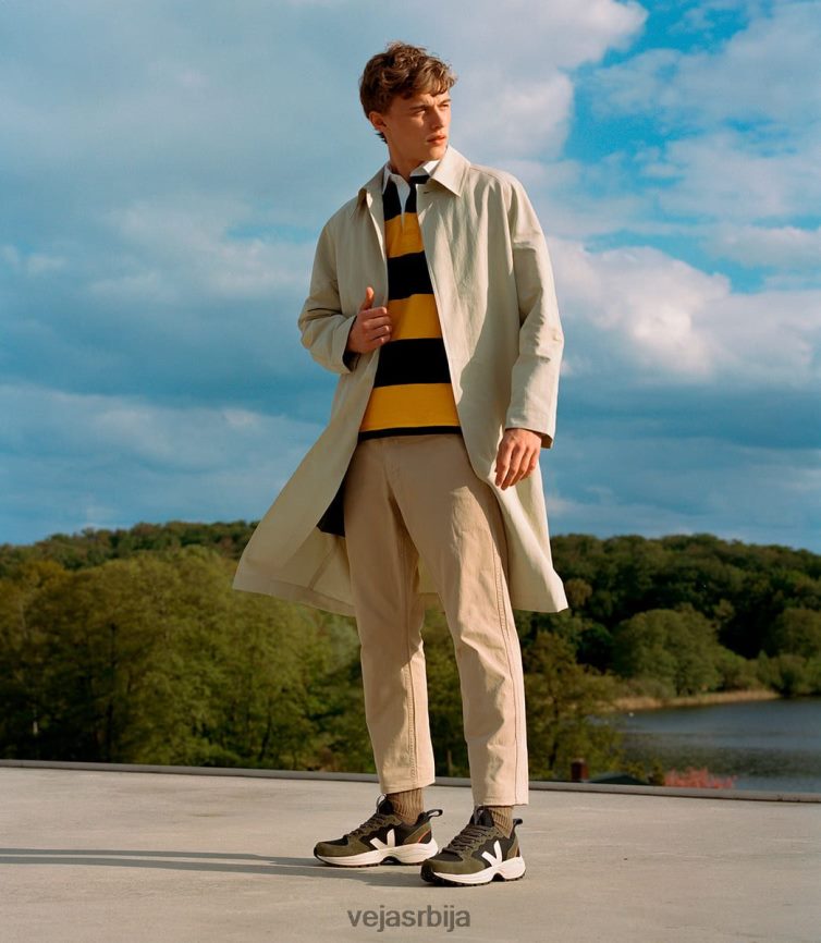 вентури б-месх црна маслина пиерре Veja R848XF182 мушкарци ципеле